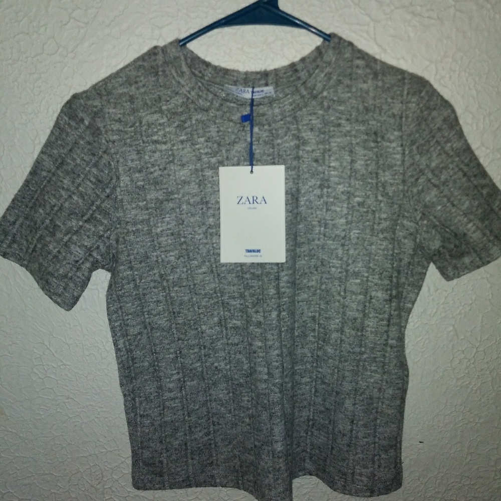 Nwt Zara short sleeve sweater